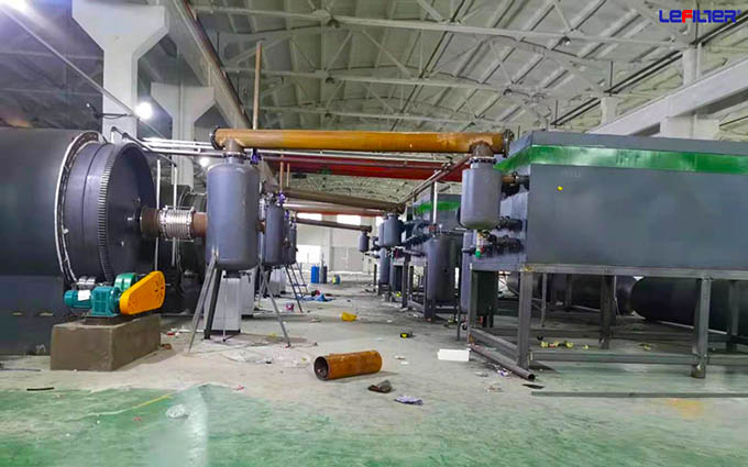 利菲爾特江蘇客戶油泥裂解項目