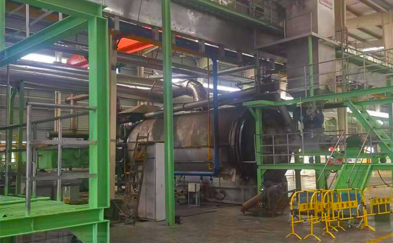 廢輪胎煉油現(xiàn)場(chǎng)